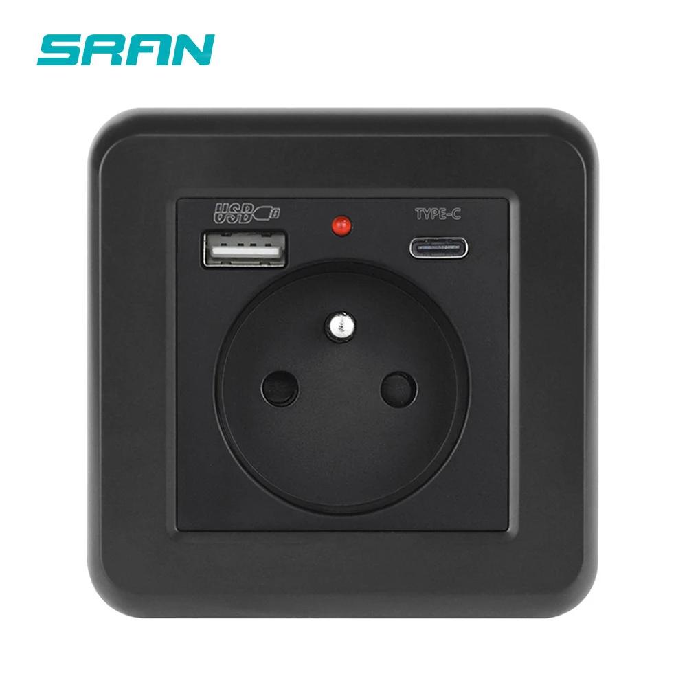 SRAN  USB C  ,  ǥ  ڽ öƽ г, 16A CŸ, 5V 2a, 82mm